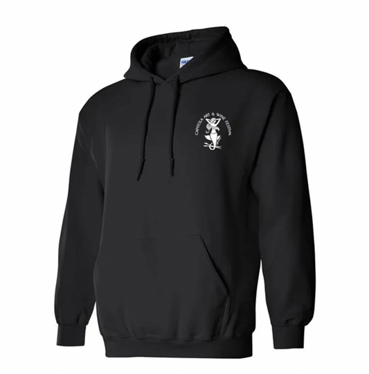 Capitola Art and Wine Festival Mermaid Hoodie Black