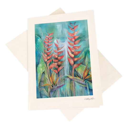 Heliconias 5-Pack Greeting Card Set