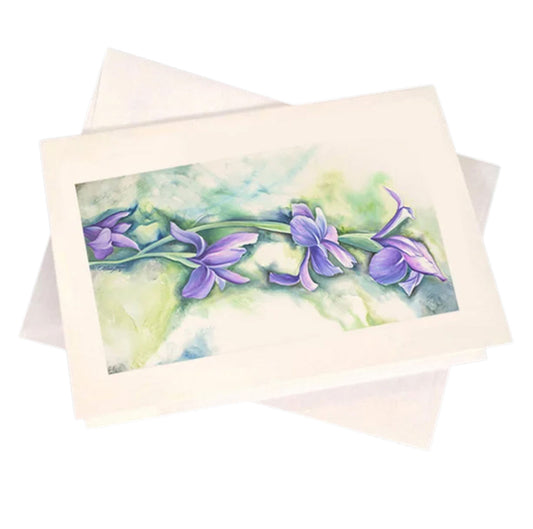 Irises 5-Pack Greeting Card Set