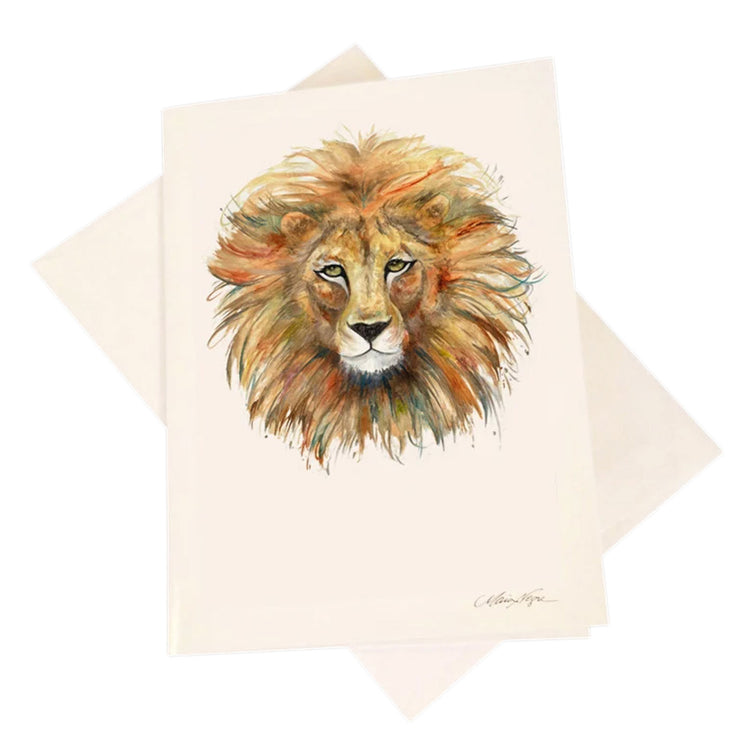 Lion 5-Pack Greeting Card Set
