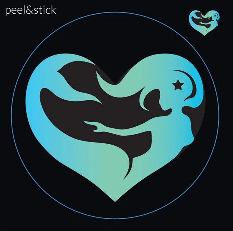 Mermaid Decal 3-Pack of Stickers