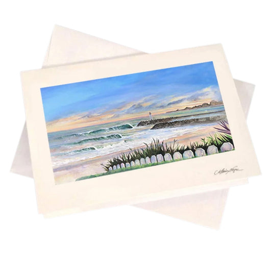 Santa Cruz Harbor 5-Pack Greeting Card Set