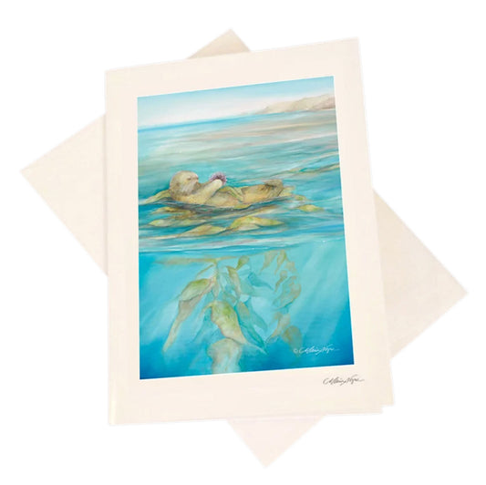 Sea Otter 5-Pack Greeting Card Set