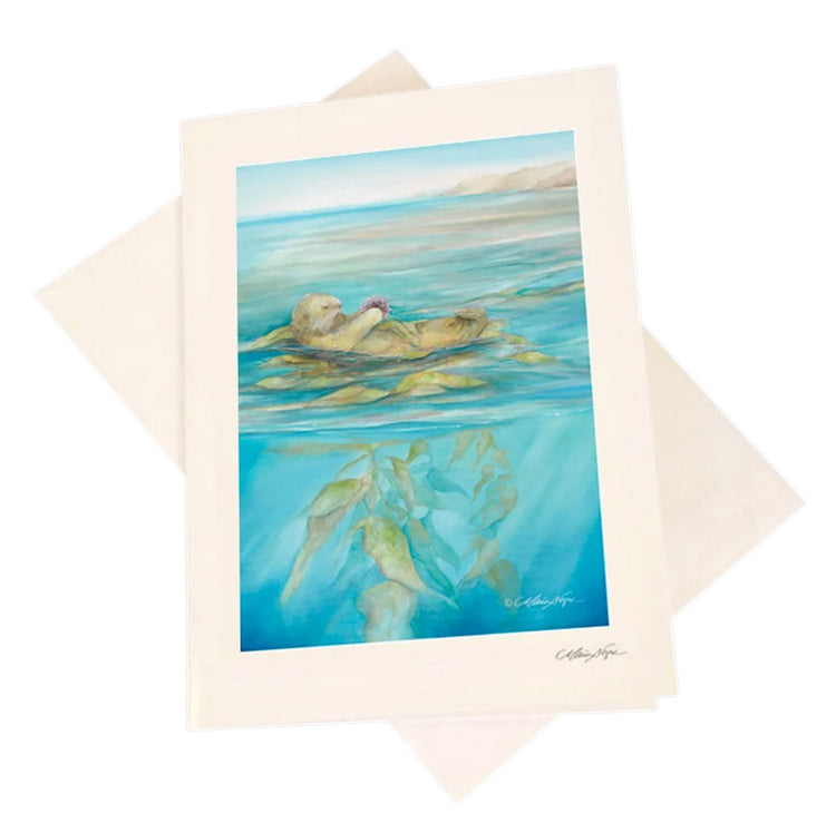 Sea Otter 5-Pack Greeting Card Set