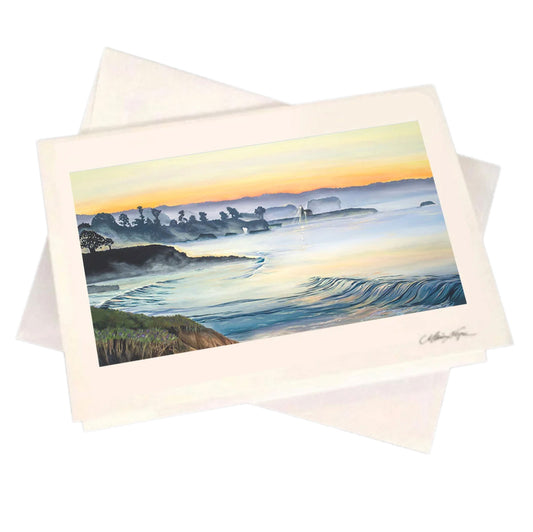 Sunrise Over Santa Cruz 5-Pack Greeting Card Set