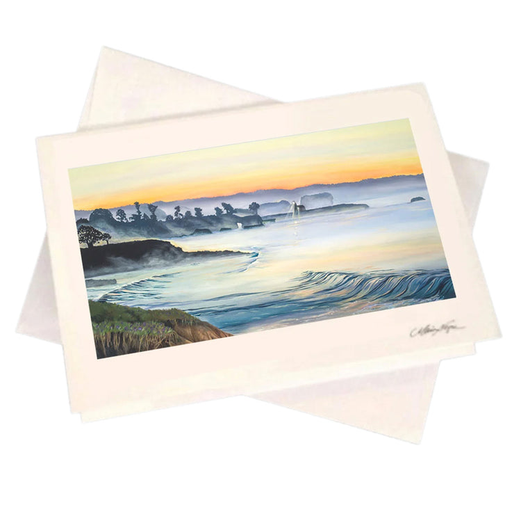Sunrise Over Santa Cruz 5-Pack Greeting Card Set