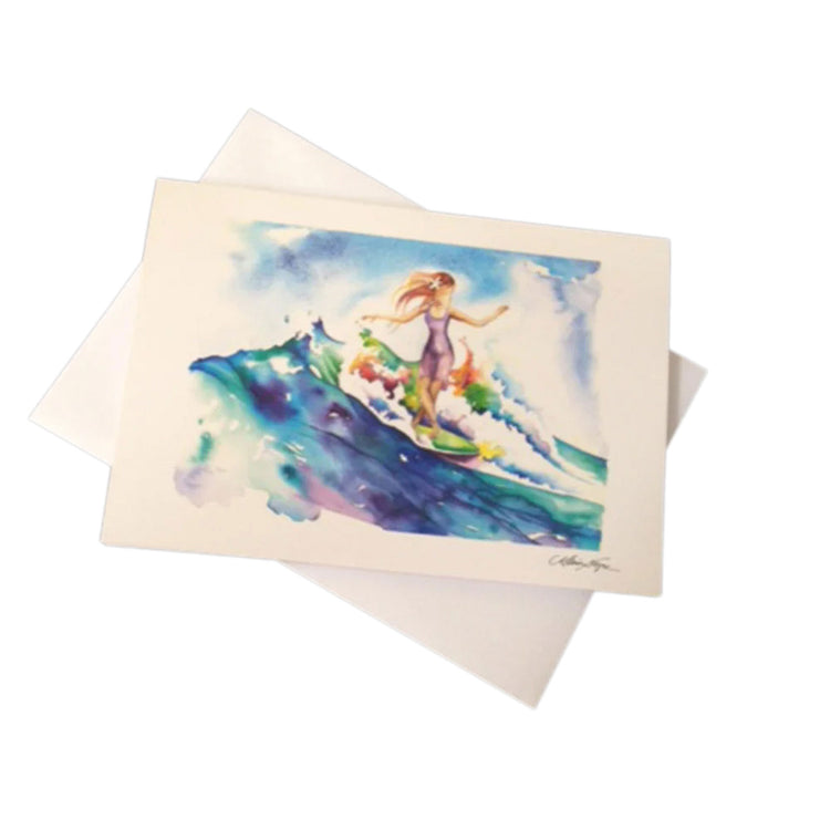 Surfer Girl 5-Pack Greeting Card Set
