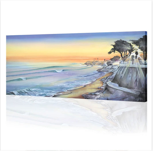 Pleasure Point Sunset, Santa Cruz