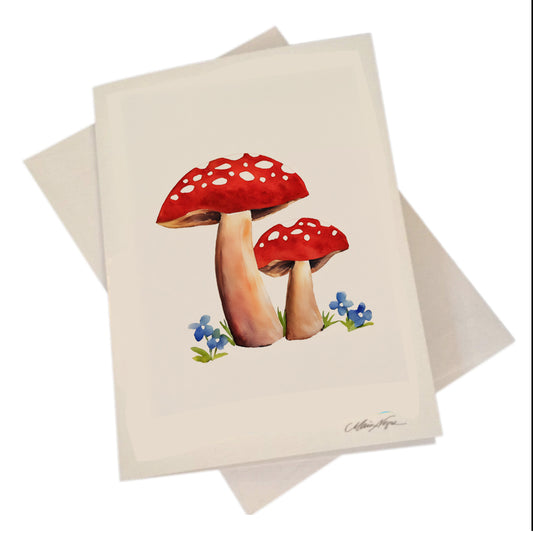 Mushroom Love 5-Pack Greeting Card Set